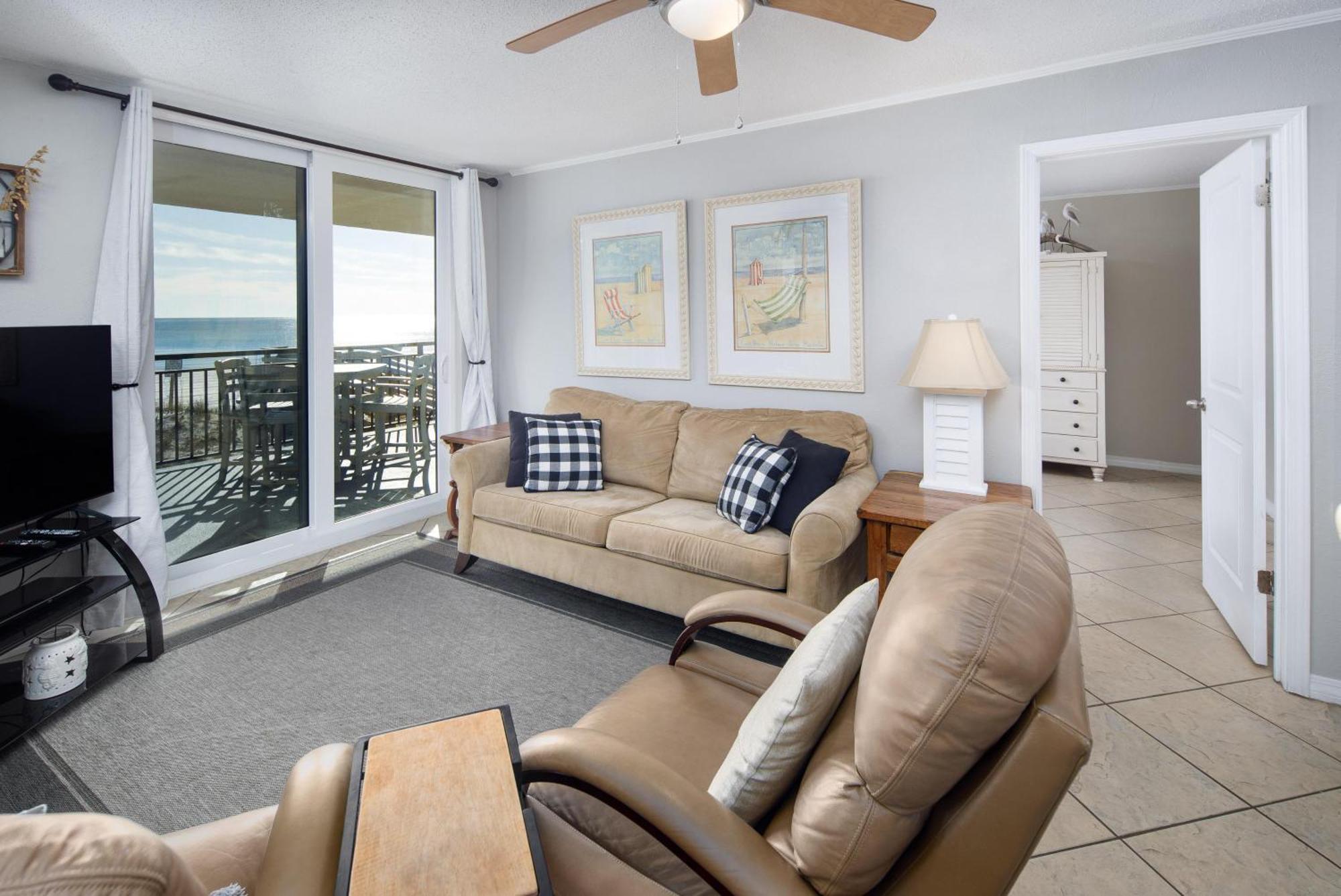 Nautilus 1201 - Gulf Front 2 Bedroom Huge Wrap Around Balcony 2Nd Floor! ฟอร์ตวัลตันบีช ภายนอก รูปภาพ